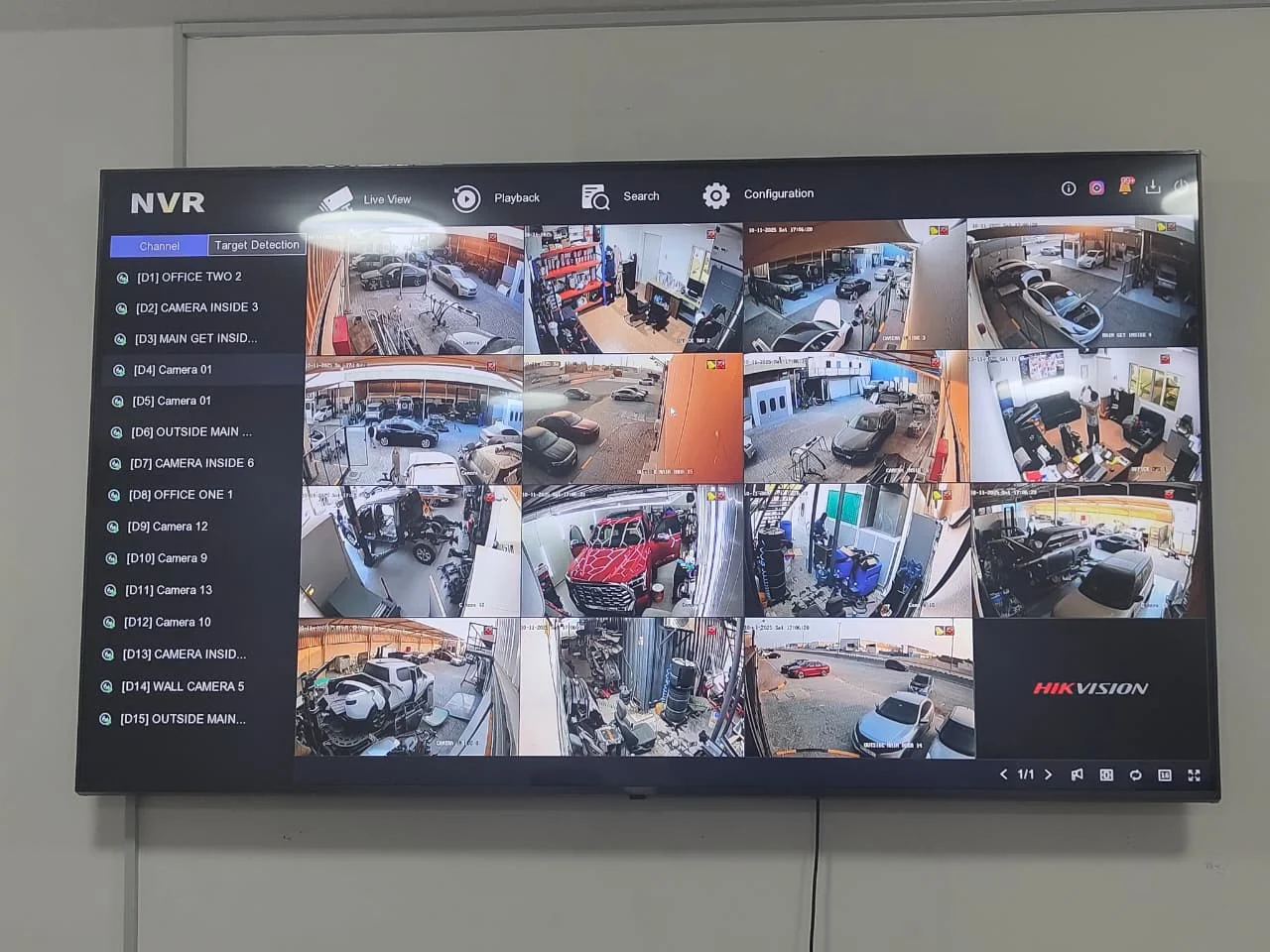 CCTV monitoring